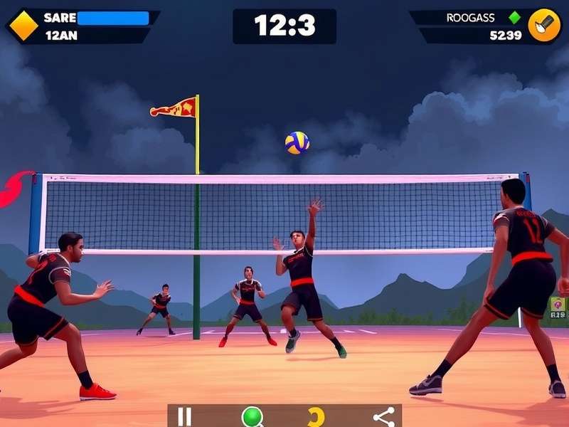 Hyderabad Volley Ninjas gameplay screenshot